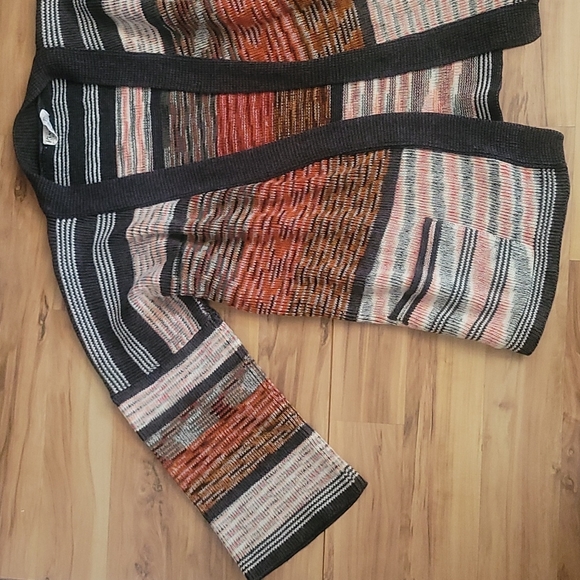 Vintage 70s 80s Space Dye Boho Hippie  Sweater M - Picture 5 of 13